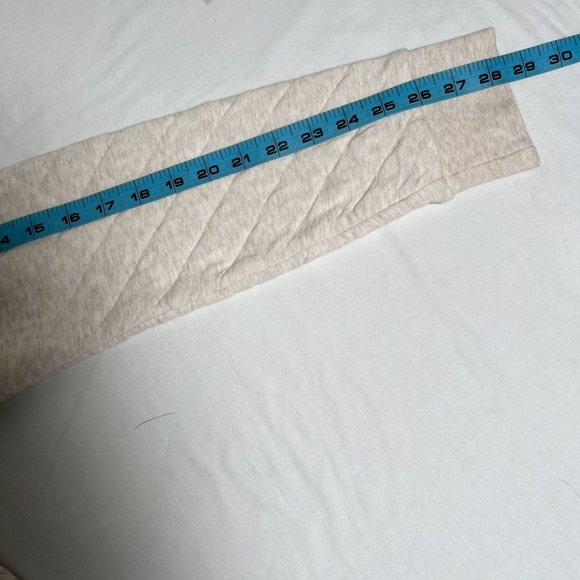 Patagonia Women's Organic Cotton Quilt Crew Sweatshirt Beige Pullover Top Small - Picture 6 of 10